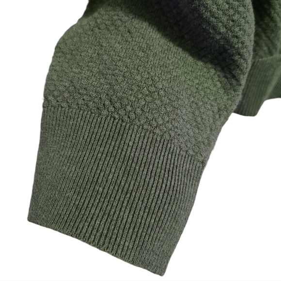 Waffle-knit cotton sweater, unisex M (Mens) or L (Womens) - Picture 4 of 6